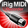 iRig MIDI Recorder (AppStore Link) 