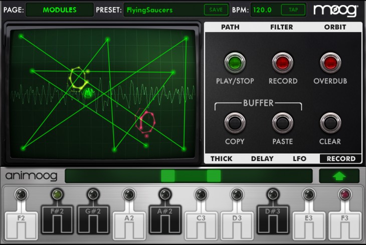 Animoog for iPhone screen 4