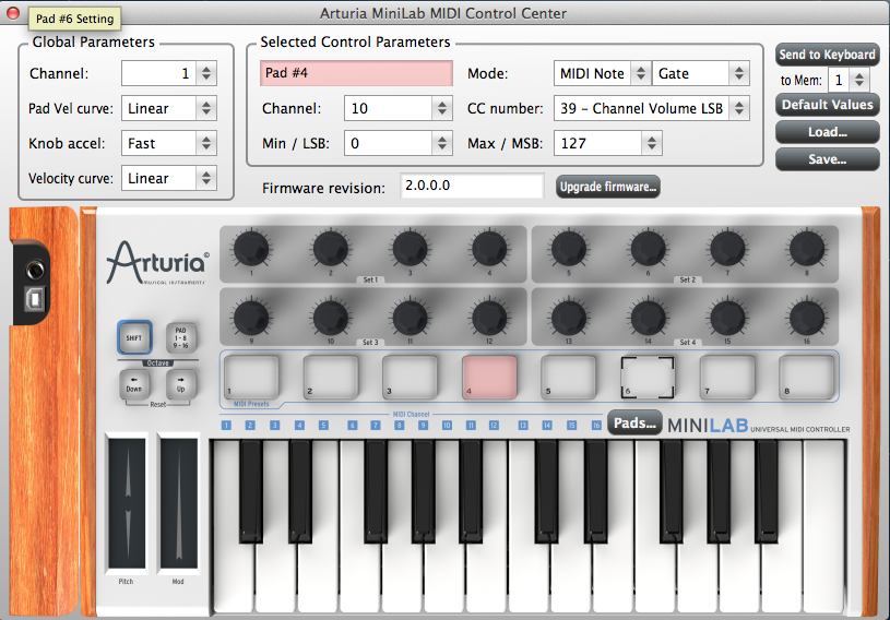 MIDI Control Center