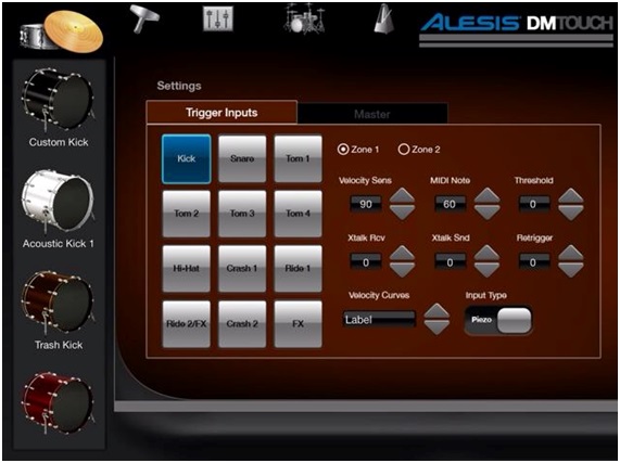dmtouch 5 Imagem histórica · Alesis DM Touch: app gratuito transforma iPad em módulo de bateria (review)