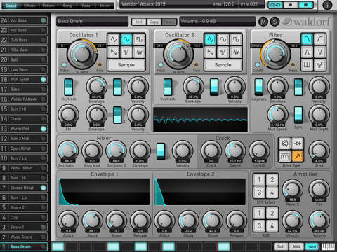 Imagem histórica · Attack Drums: saiba mais sobre o novo drum synth da Waldorf para iPad