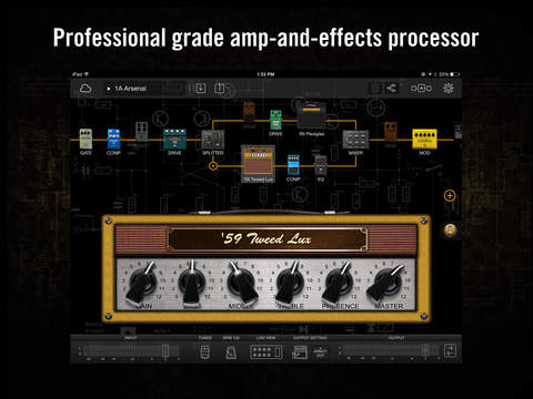 Imagem histórica · BIAS FX promete transformar o iPad em um “processador de efeitos e amplificadores de classe mundial”