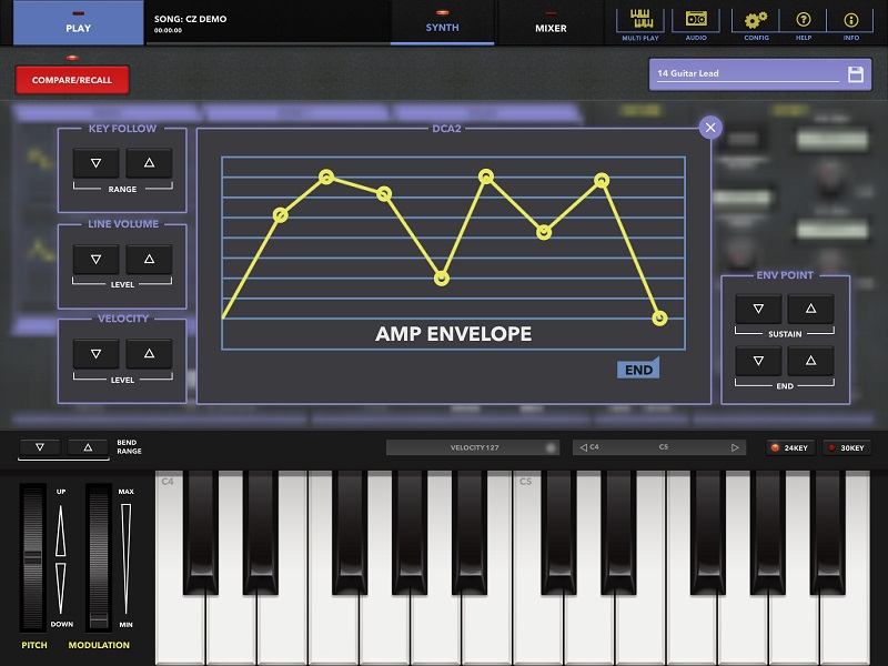 Imagem histórica · Casio lança app sintetizador CZ para iPad