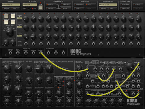 Screenshot histórico de KORG iMS-20