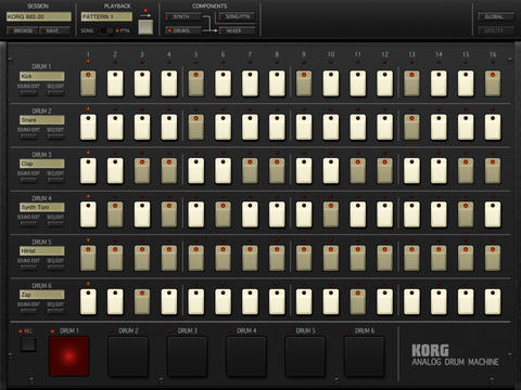 Screenshot histórico de KORG iMS-20