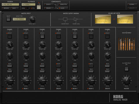 Screenshot histórico de KORG iMS-20