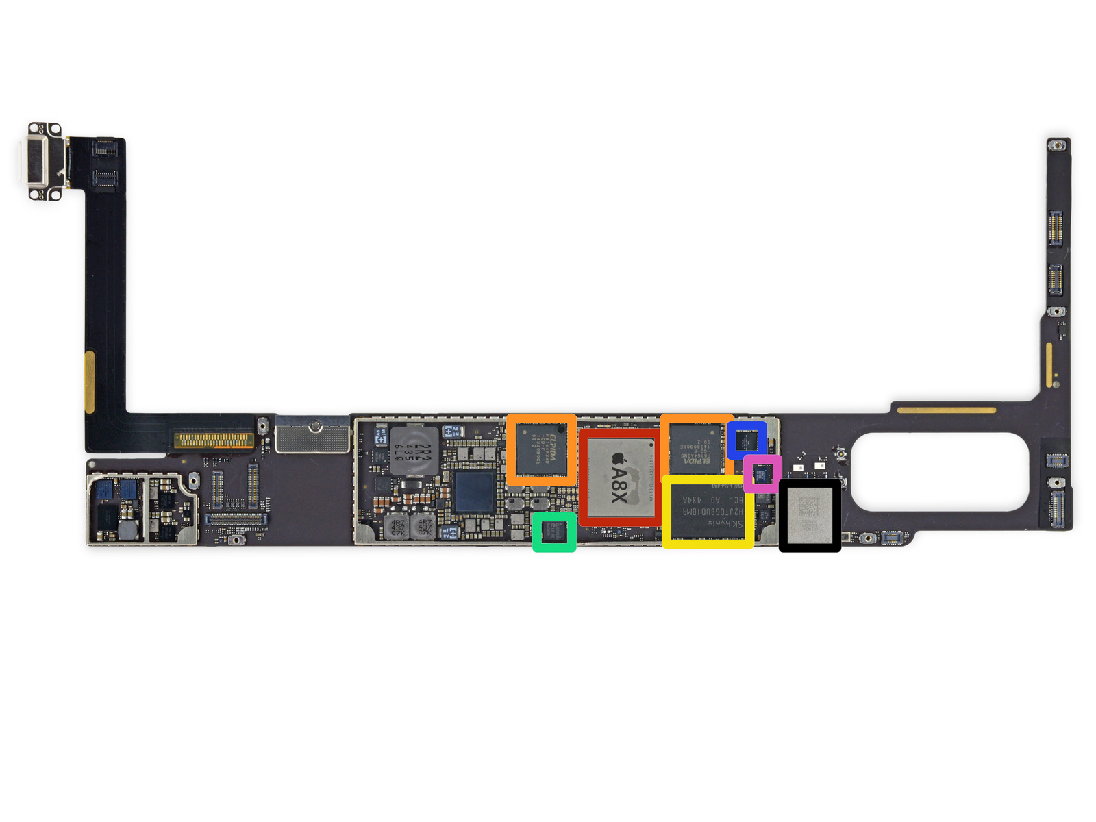 Imagem histórica · Desmontagem do iPad Air 2 confirma 2 GB de RAM. Novo tablet é 16x mais rápido que iPad 1