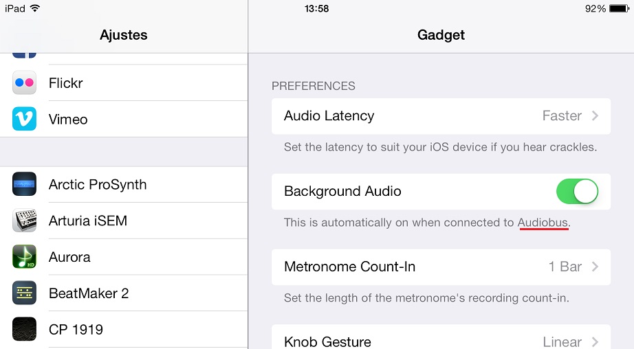 gadget audiobus