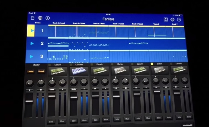 gadget fanfare Imagem histórica · Gadget Fanfare: usando os timbres do Korg iM1 para criar uma música com o Gadget