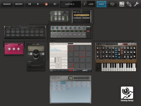 Imagem histórica · iMPC Pro: AKAI lança nova versão de seu MPC para iPad