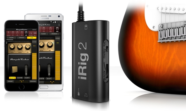 Imagem histórica · iRig 2: IK Multimedia lança nova geração de sua interface, agora com saída P10 e compatível com Android