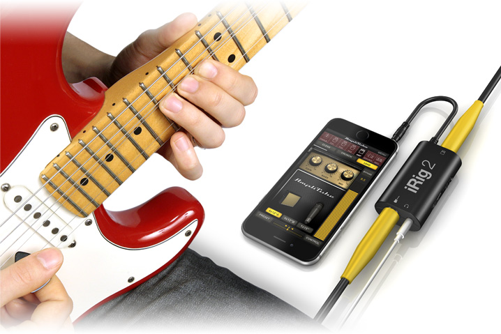 Imagem histórica · iRig 2: IK Multimedia lança nova geração de sua interface, agora com saída P10 e compatível com Android