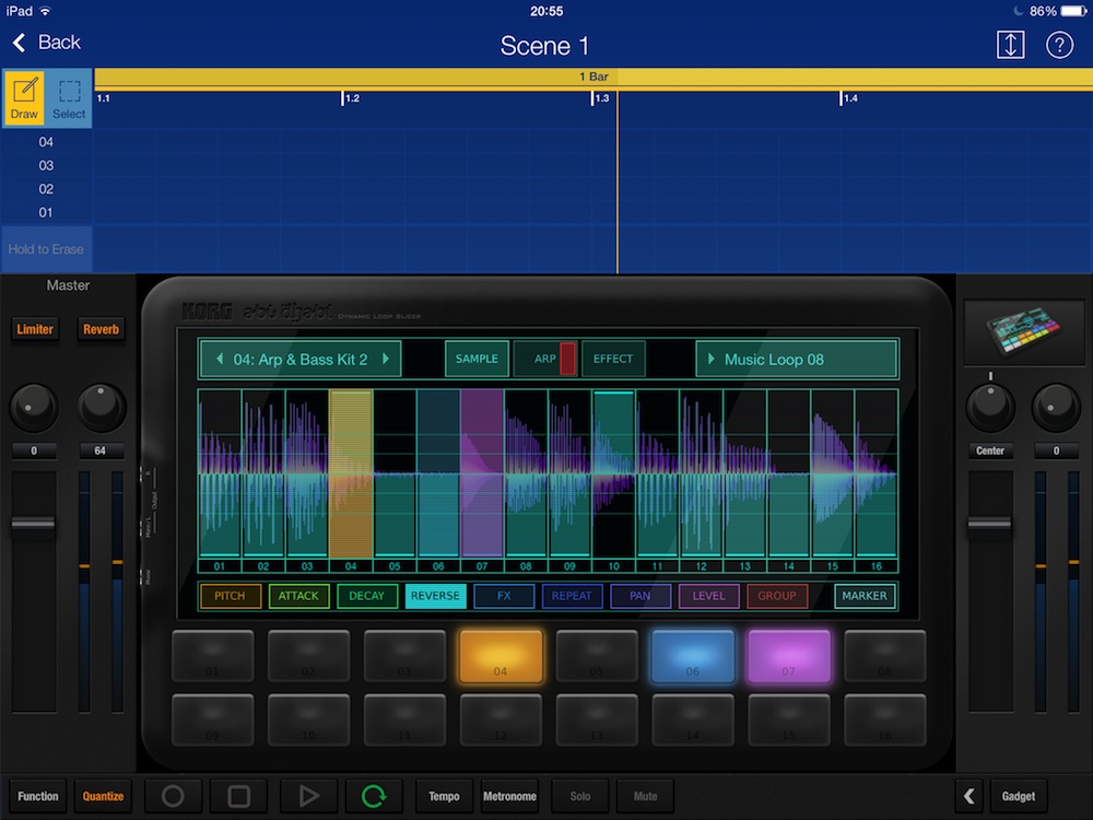 Imagem histórica · Korg Gadget atualizado! Versão Santa Clara traz novos gadgets, landscape mode e MIDI CCs