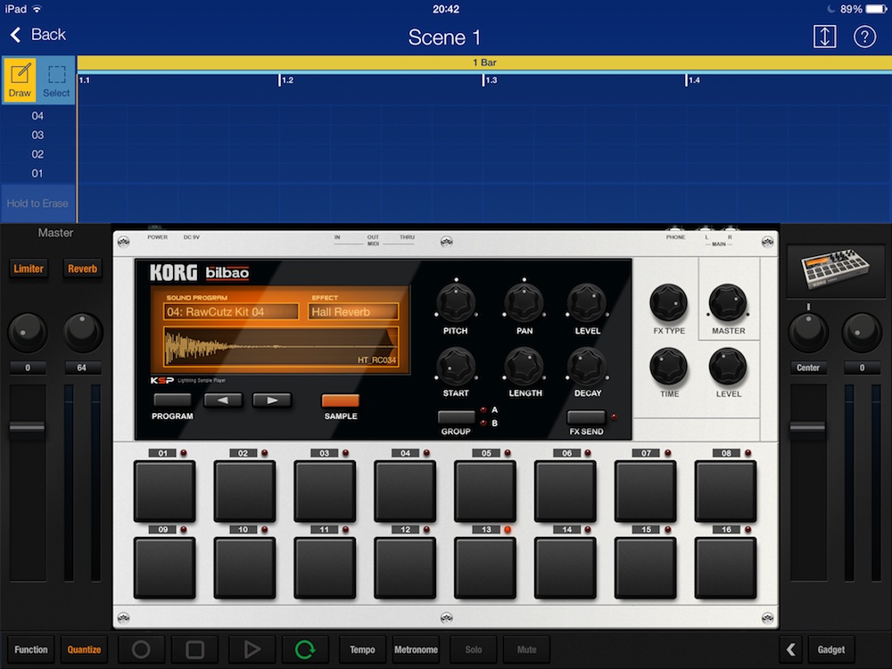 Imagem histórica · Korg Gadget atualizado! Versão Santa Clara traz novos gadgets, landscape mode e MIDI CCs