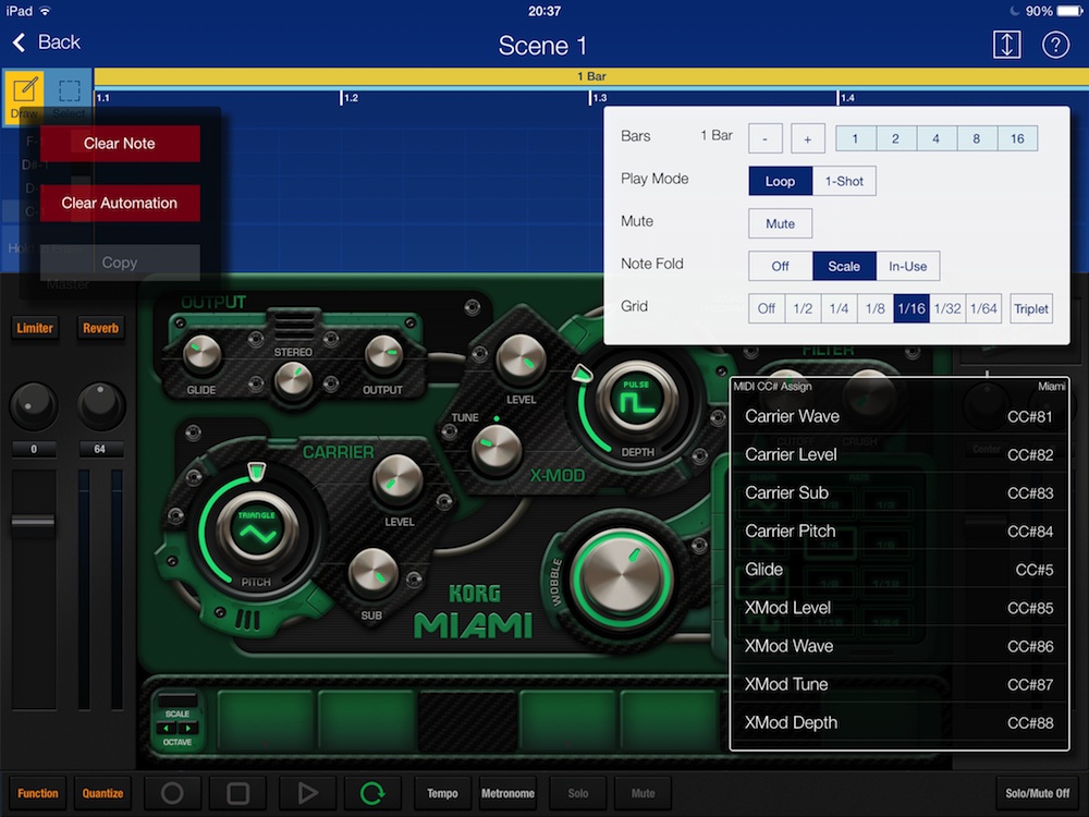 Imagem histórica · Korg Gadget atualizado! Versão Santa Clara traz novos gadgets, landscape mode e MIDI CCs
