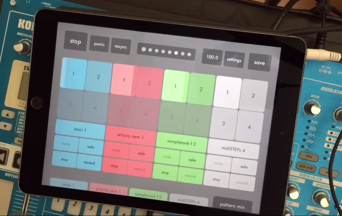 Imagem histórica · midiSTEPs: novo sequenciador MIDI para iPad controla apps musicais e hardware (vídeo)