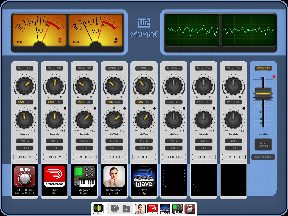 mimix1 Imagem histórica · MiMiX: lançamento funciona como Mixer para seus apps musicais no Audiobus (review)