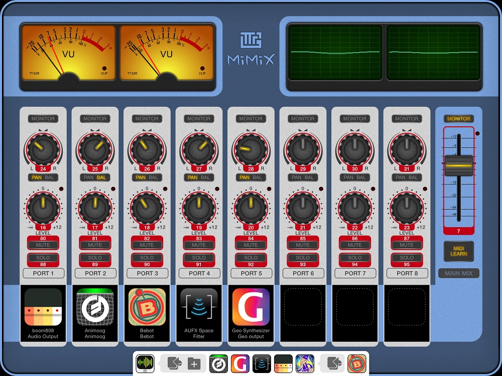 mimix midi Imagem histórica · MiMiX: lançamento funciona como Mixer para seus apps musicais no Audiobus (review)