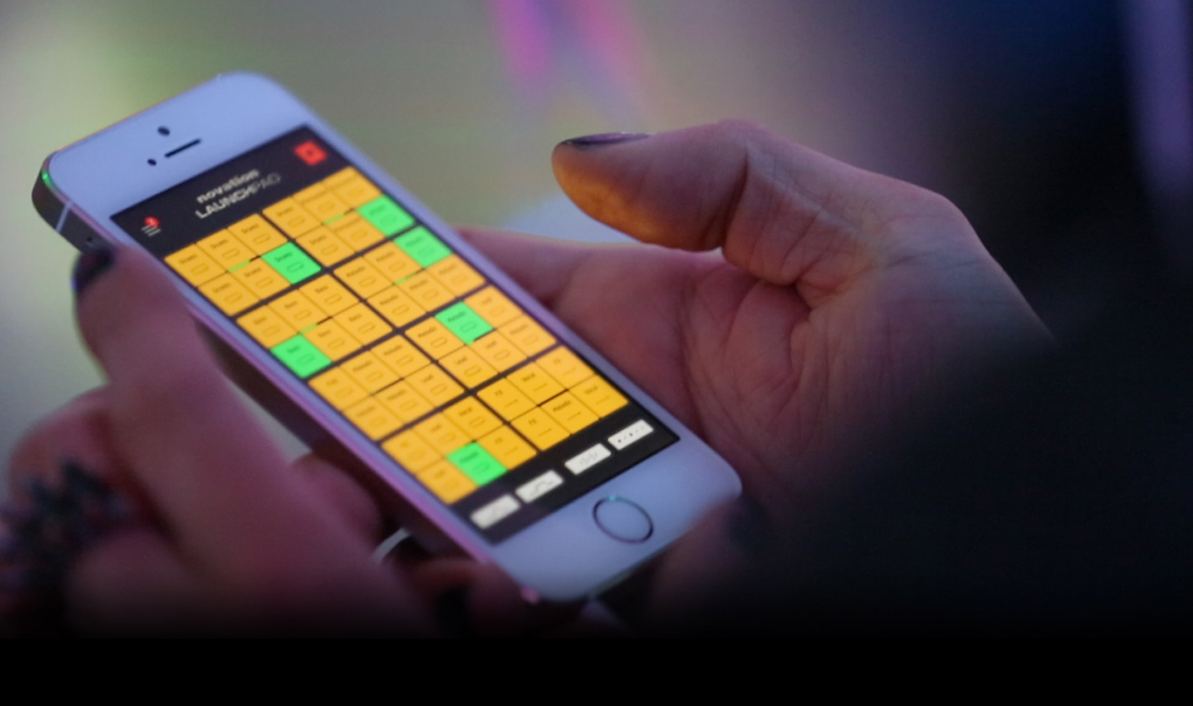 Imagem histórica · Novation Launchpad para iOS agora compatível também com iPhone e iPod Touch
