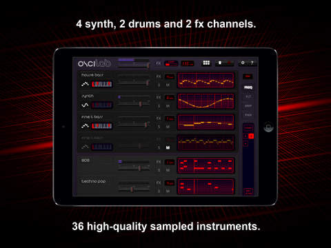 Imagem histórica · Oscilab atualizado com funcionalidades MIDI e compatível também com iPhone