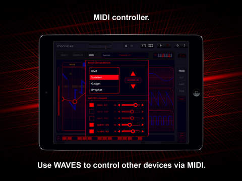 Imagem histórica · Oscilab atualizado com funcionalidades MIDI e compatível também com iPhone