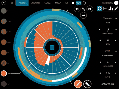 Animated Imagem histórica · Patterning: nova Drum Machine para iPad aposta em flexibilidade e interface convidativa