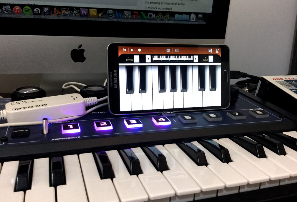 Imagem histórica · Samsung Soundcamp: DAW gratuita finalmente traz baixa latência para apps musicais no Android (vídeo)