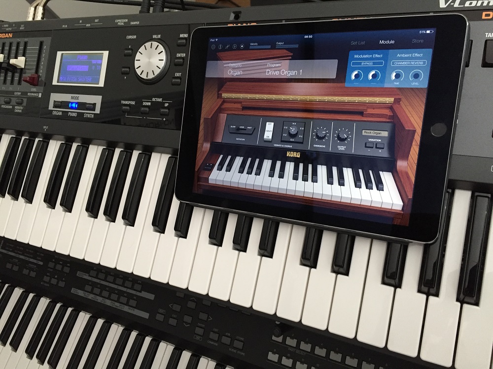 tocar teclado com ipad