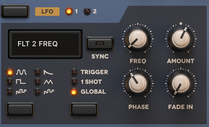 LFO sunrizer Imagem histórica · Criando timbres de synth pads com o Sunrizer para iPad
