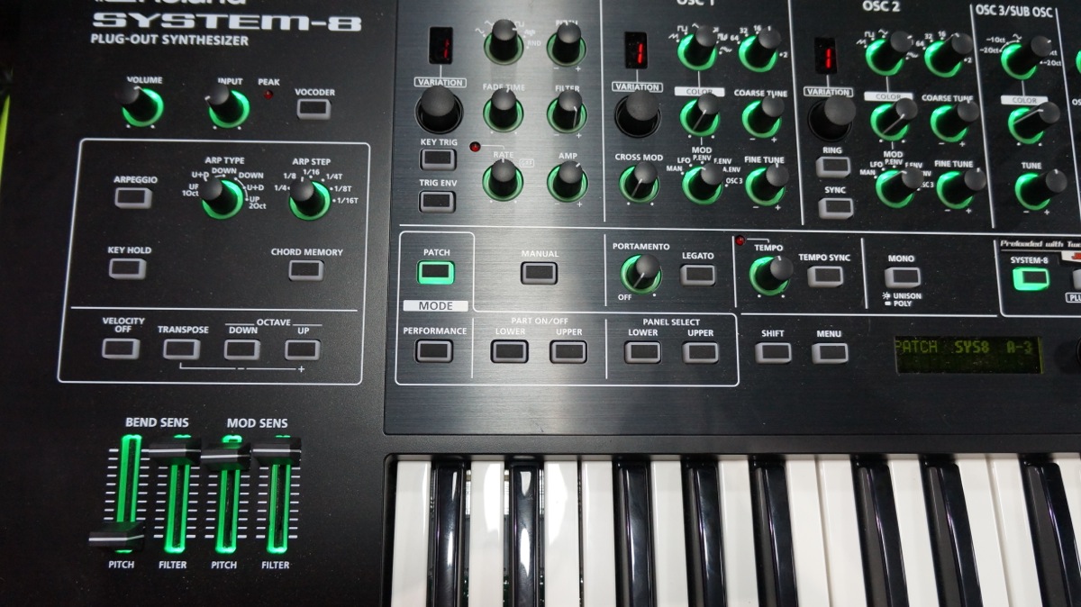 Roland System-8 Imagem histórica · Destaques da Expomusic 2016: música móvel e sintetizadores