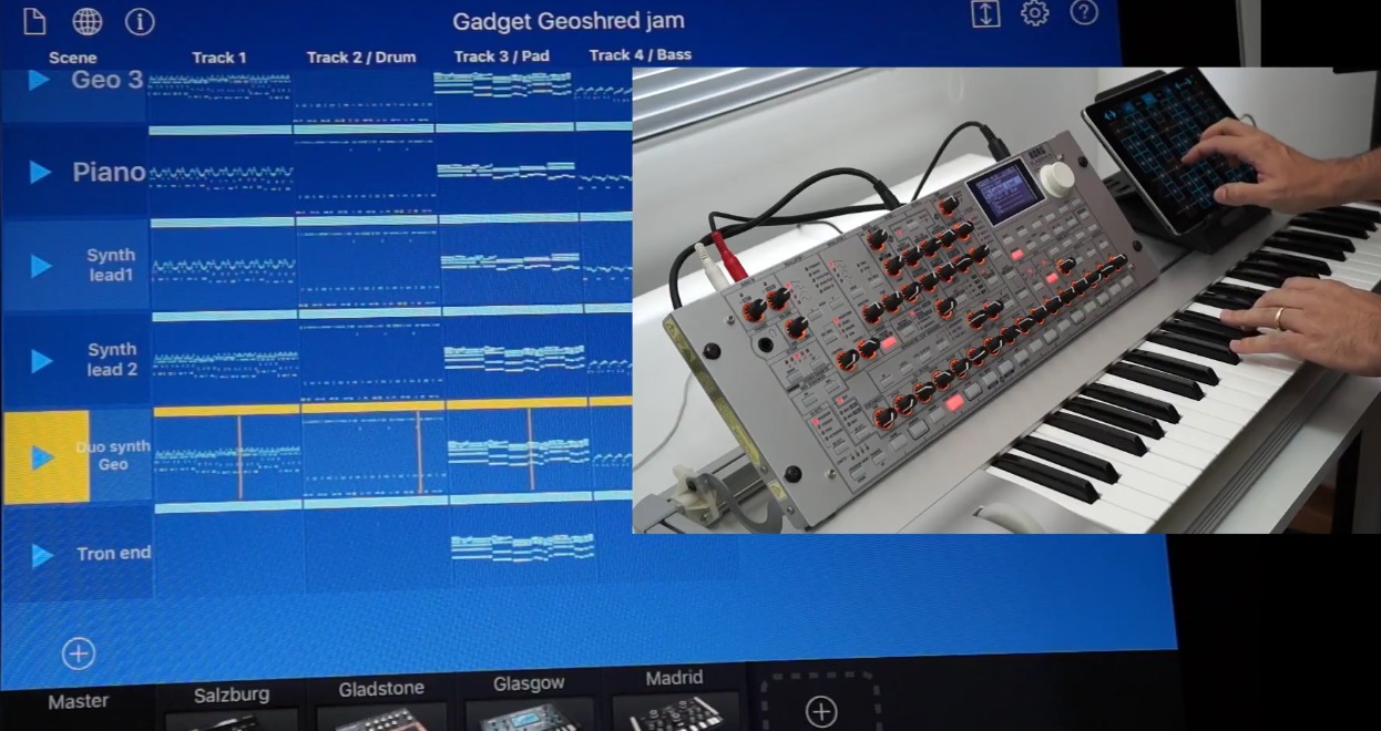 Imagem histórica · Synth Jam 50: Korg Gadget, GeoShred & Korg Radias