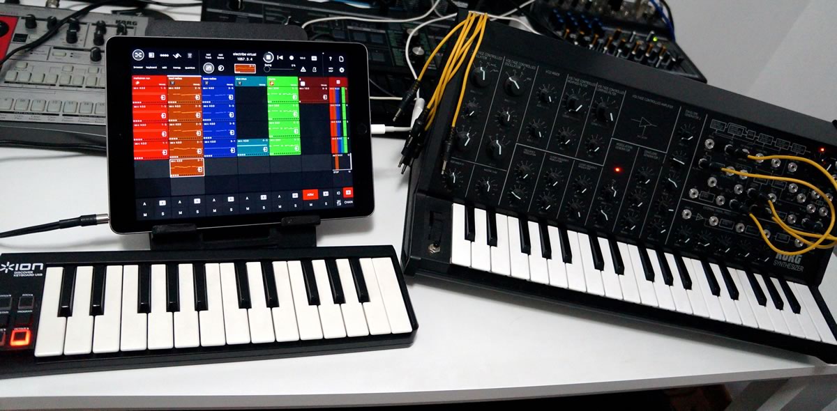 iossynthjam Imagem histórica · Modstep: sequenciando music apps no iPad – synth jam e tutorial
