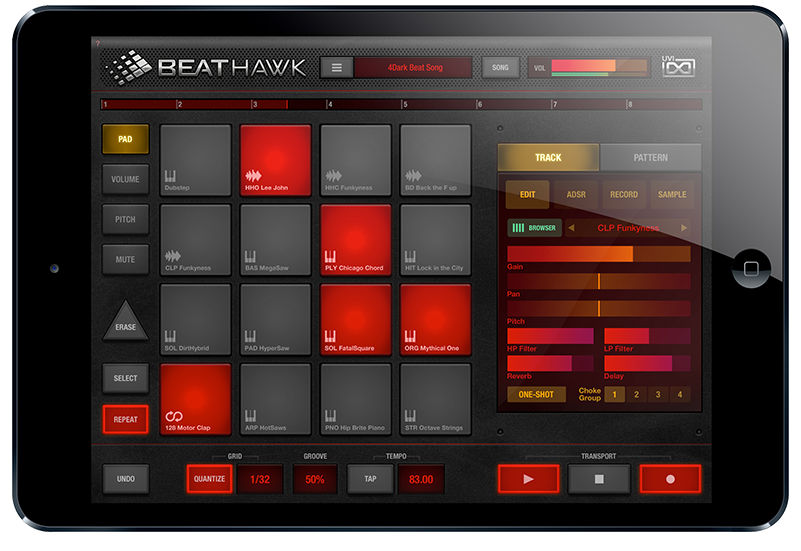 Imagem histórica · BeatHawk groovebox para iPad/iPhone gratuito na App Store!