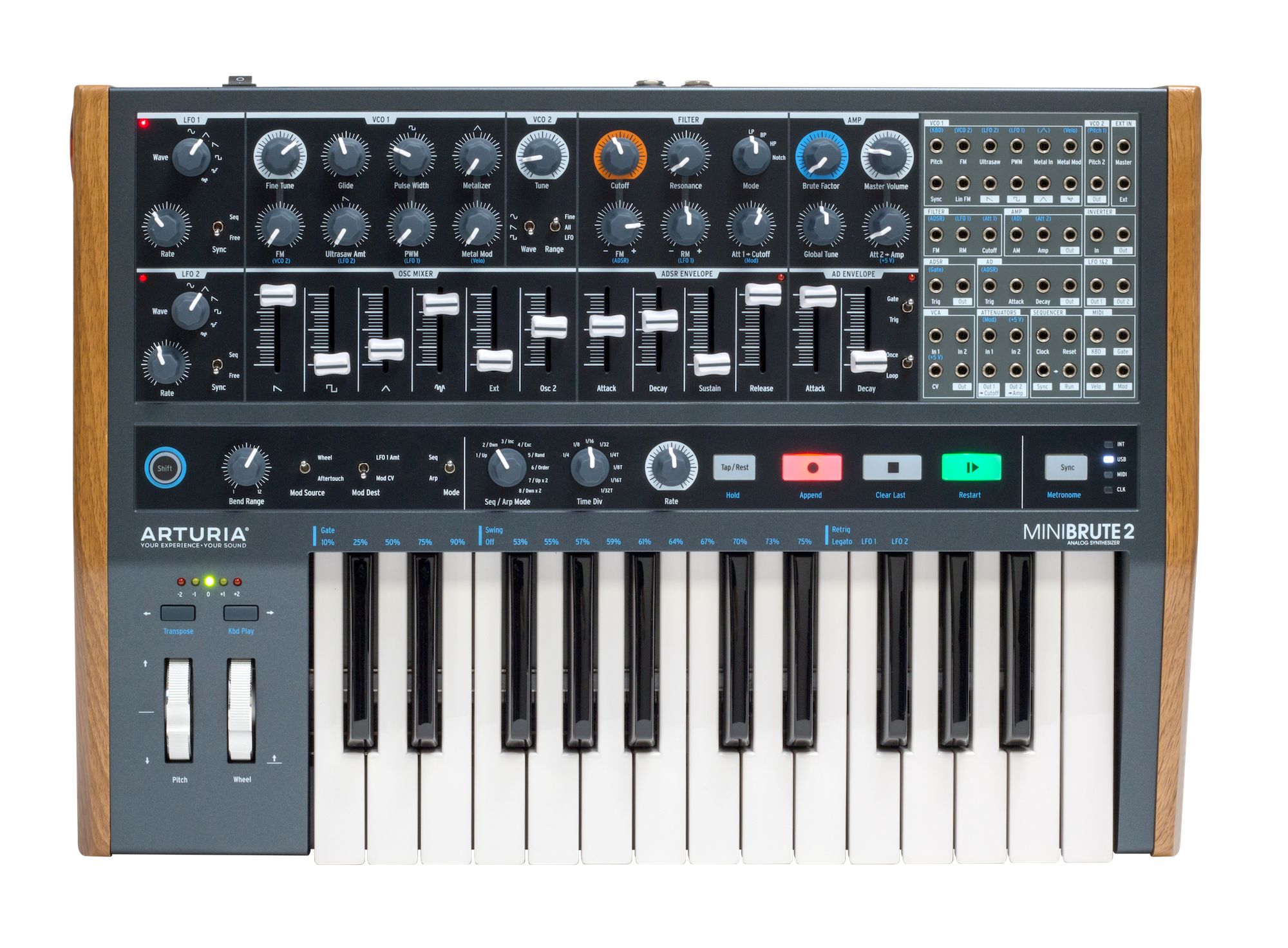 Imagem histórica · Arturia anuncia Minibrute 2 e Minibrute 2S, agora com dois osciladores, sequenciador e interface semi modular