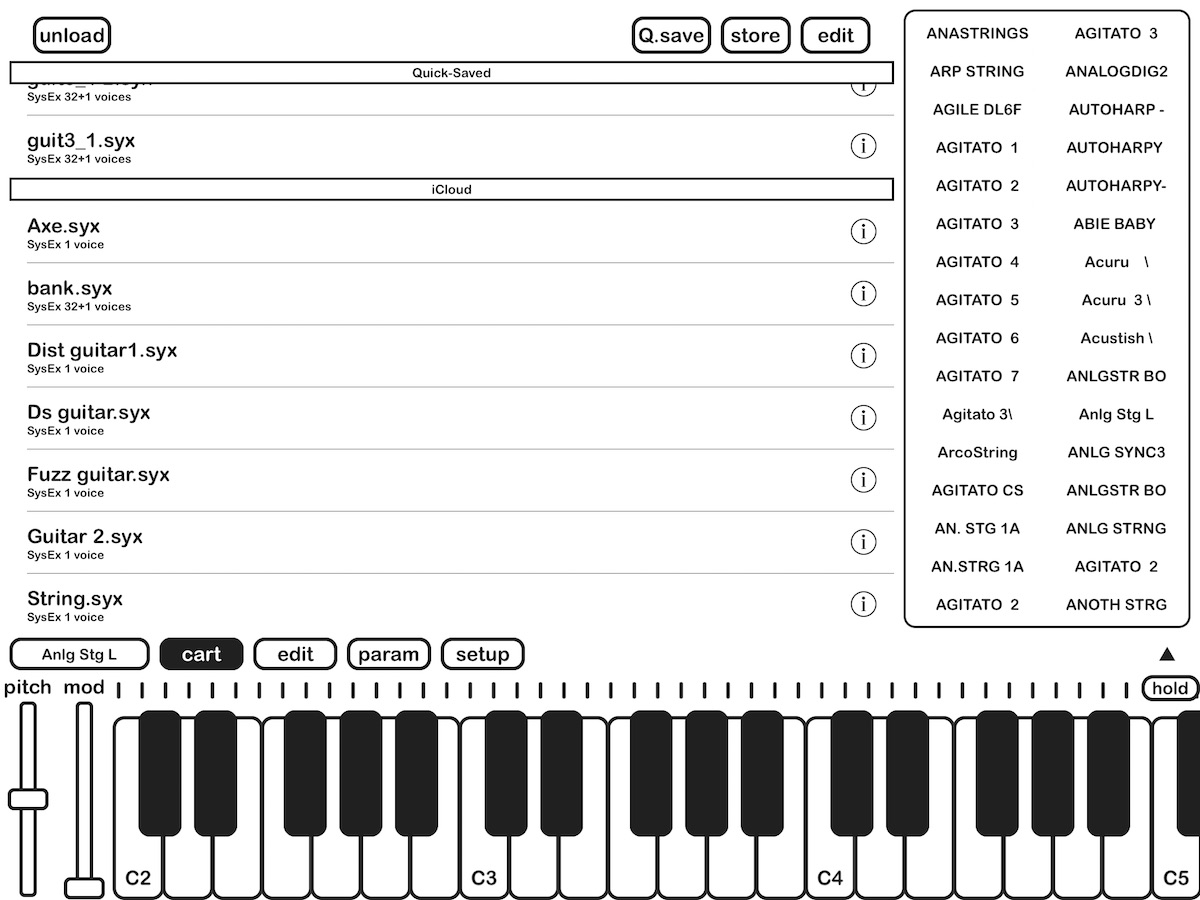bancos Imagem histórica · KQ Dixie: novo app é o primeiro sintetizador FM equivalente ao DX7 para iPad e iPhone