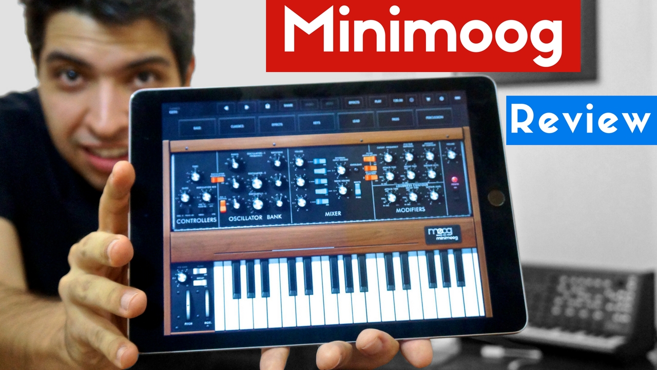 Minimoog para iPad e iPhone Review Minimoog para iPad e iPhone Review