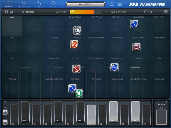 ppg wavemapper com teclado ampliado