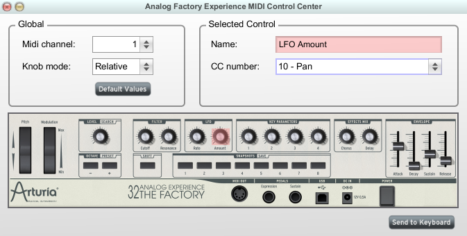 Midi Control Center
