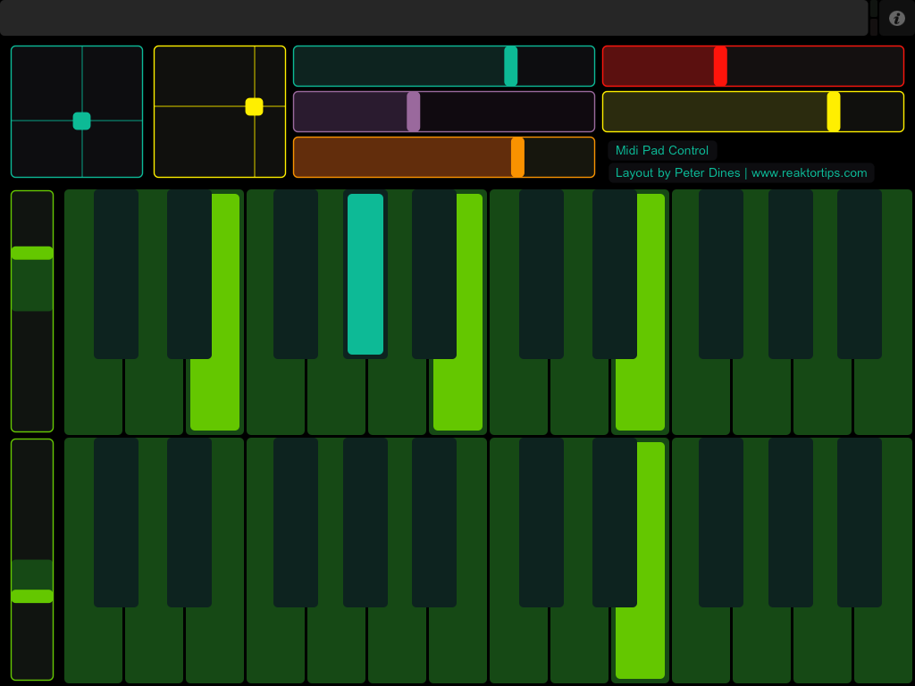 TouchOSC GM layout