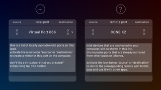 Screenshot histórico de midimux