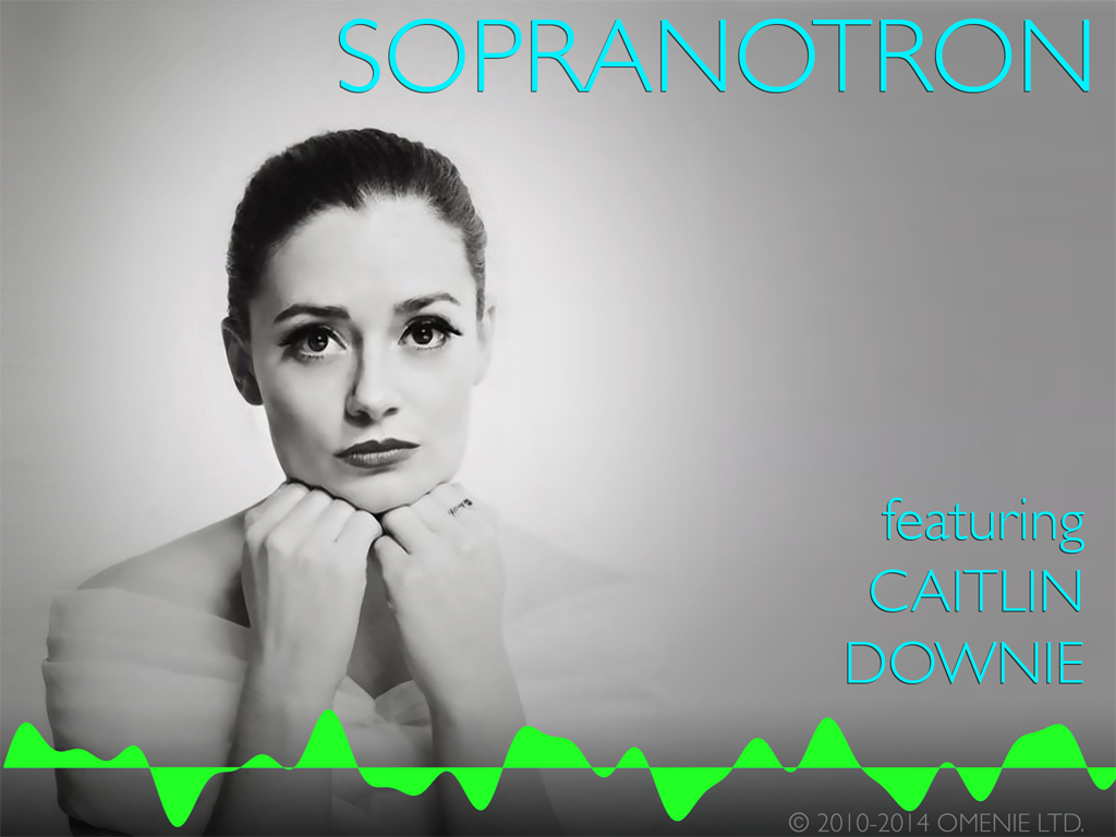 sopranotron Imagem histórica · Sopranotron: uma cantora soprano virtual para o seu iPad