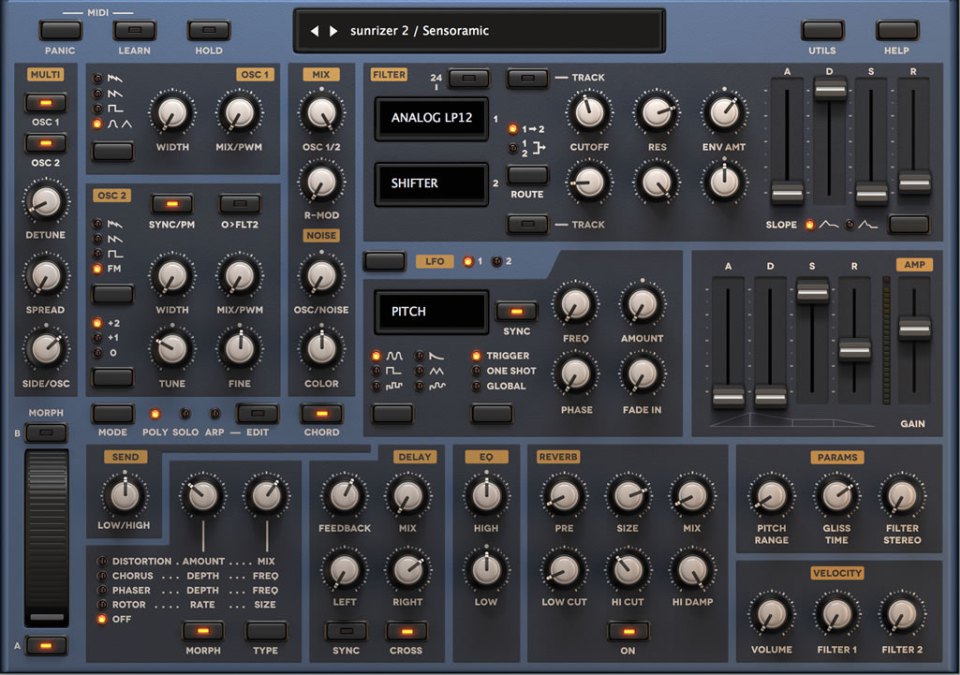 sunrizer-for-mac Sunrizer como instrumento virtual para Mac
