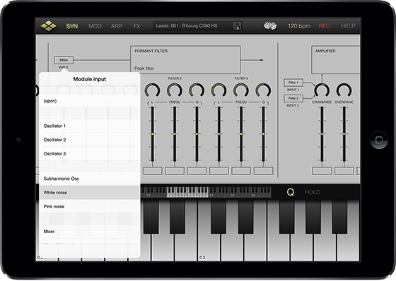 Imagem histórica · Tera Synth: novo sintetizador para iPad explora conceito modular sem cabos virtuais