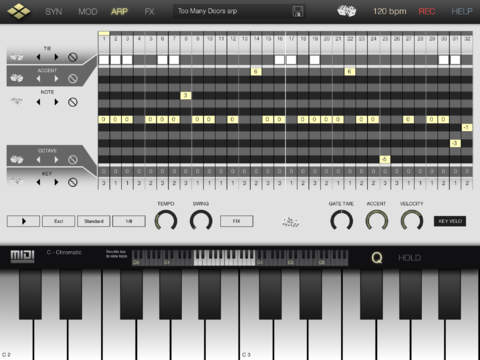 Imagem histórica · Tera Synth: novo sintetizador para iPad explora conceito modular sem cabos virtuais