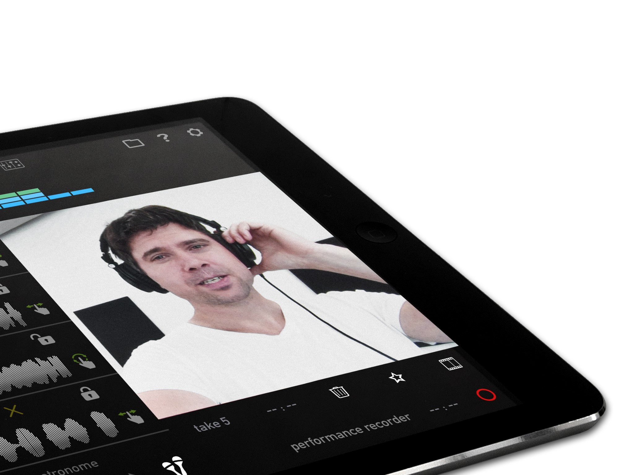 Imagem histórica · Voice Jam Studio: TC-Helicon apresenta o “mais poderoso app processador de efeitos e looping” para iPad
