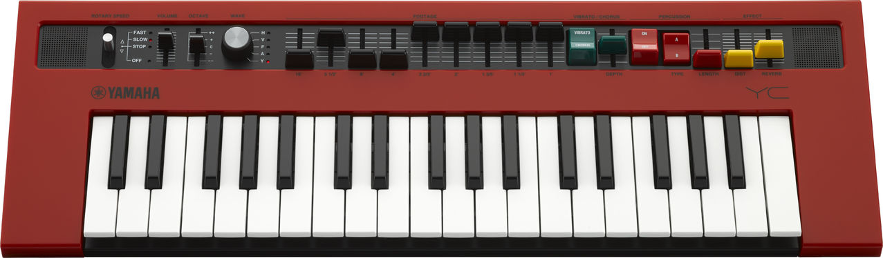 Imagem histórica · Yamaha Reface: nova linha de teclados portáteis baseados em instrumentos clássicos